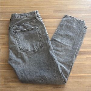 Agolde Women’s Straight Gray Jeans, Size 28